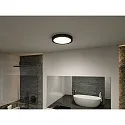 bath luminaire TEGA CCT Switch, switchable IP44, wood, mat 