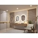 Paulmann Espejo con iluminación MIRRA 60 X 80CM oval, CCT Switch, con regulador táctil, con función de calefacción IP44