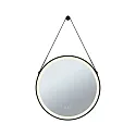 Espejo con iluminación MIRRA Ø 60CM redondo, CCT Switch, con regulador táctil, con cinta, con función de calefacción IP44