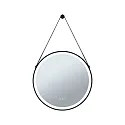 Paulmann Espejo con iluminación MIRRA Ø 60CM redondo, CCT Switch, con regulador táctil, con cinta, con función de calefacción IP44