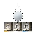 Paulmann Espejo con iluminación MIRRA Ø 60CM redondo, CCT Switch, con regulador táctil, con cinta, con función de calefacción IP44