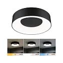 Paulmann bath luminaire CASCA CCT Switch, switchable IP44, black matt 