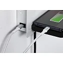 Paulmann Luminaria para leer SERRA LED con conexión USB, izquierdo IP20, negro, blanco regulable