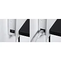 Paulmann Luminaria para leer SERRA LED con conexión USB, izquierdo IP20, negro, blanco regulable