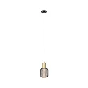 Luminaria colgante RAVI IP44 ajustable E27 IP44, dorado, negro