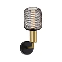 Paulmann wall luminaire RAVI IP44 rigid E27 IP44, gold, black