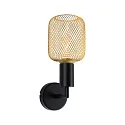 Paulmann Luminaria de pared RAVI IP44 rígido E27 IP44, negro