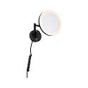 Espejo con iluminación MASUA IP44 - 3X ZOOM 3 veces, redondo, con brazo flexible, CCT Switch, inclinable IP44 / IP20