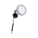 Espejo con iluminación MASUA IP44 - 3X ZOOM 3 veces, redondo, con brazo flexible, CCT Switch, inclinable IP44 / IP20