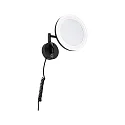 Espejo con iluminación MASUA IP44 - 3X ZOOM 3 veces, redondo, con brazo flexible, CCT Switch, inclinable IP44 / IP20