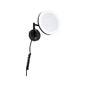 Espejo con iluminación MASUA IP44 - 3X ZOOM 3 veces, redondo, con brazo flexible, CCT Switch, inclinable IP44 / IP20