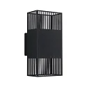 Paulmann Luminaria de pared para exteriores THARIN Arriba-Abajo, angular, ajustable IP44, negro 
