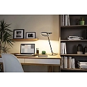 Paulmann Luminaria de escritorio ODILA Tunable White, ajustable, con regulador táctil, forma del anillo IP20, regulable