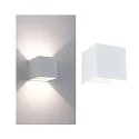 Paulmann Lámpara de pared a pilas NYARA UP&DOWN angular IP44, blanco 