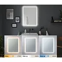 Espejo con iluminación MIRRA LED 60 X 80CM / HIGH angular, CCT Switch, con regulador táctil