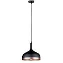 Paulmann Paulmann Pendant luminaire Neordic Embla 1 flame, black /copper