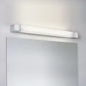 Paulmann Luminaria de espejo QUASAR LED angular, lang IP44, cromo, blanco