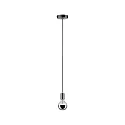 Pendant luminaire LARUS, IP44, 230V E27 max. 20W, metal