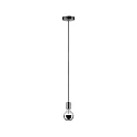 Pendant luminaire LARUS, IP44, 230V E27 max. 20W, metal