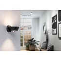 Paulmann Luminaria de pared SABIK LED Arriba-Abajo, giratorio, con la óptica del lente IP44, negro regulable
