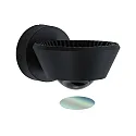 Paulmann Luminaria de pared SABIK LED Arriba-Abajo, giratorio, con la óptica del lente IP44, negro regulable