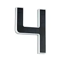 Paulmann Luz solar para el número de la casa con batería, indirecta IP44, negro, blanco mate 