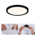 LED Recessed Panel AERO VariFit, round, IP44, Ø 17.5cm, 15W 3000K, chrome matt