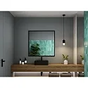 pendant luminaire KAME 3STEP-DM cylindrical, dimmable, adjustable IP44, mat, signal black dimmable