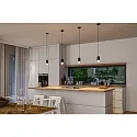 pendant luminaire KAME 3STEP-DM cylindrical, dimmable, adjustable IP44, mat, signal black dimmable