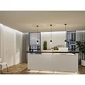 pendant luminaire KAME 3STEP-DM cylindrical, dimmable, adjustable IP44, mat, signal black dimmable