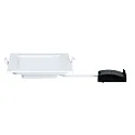 Luminaria empotrable QUALITY PREMIUM PANEL LED angular IP44, blanco  850lm 4000K 120° 120°