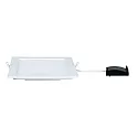 Luminaria empotrable QUALITY PREMIUM PANEL LED angular IP44, blanco  1450lm 4000K 120° 120°