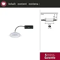 Paulmann Luminaria empotrable SORMUS redondo, juego de 1 IP65, blanco mate  6,5W 560lm 3000K 100° 100° CRI >80