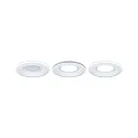 Paulmann Luminaria empotrable SORMUS redondo, juego de 1 IP65, blanco mate  6,5W 560lm 3000K 100° 100° CRI >80