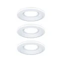 Luminaria empotrable SORMUS redondo, juego de 3 IP65, blanco mate  3x 6,5W 560lm 3000K 100° 100° CRI >80