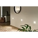 Luminaria de pared empotrable WALL angular, estándar