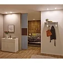 Recessed spot LED NOVA, IP44, fixed, 230V, incl. GU10 6.5W 4000K 450lm 36°, iron brushed