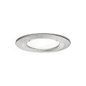 Paulmann Luminaria empotrable NOVA LED rígido, juego de 3 GU10 IP44, hierro cepillado  6,5W 470lm 4000K 36° 36° CRI >80
