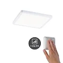 LED Recessed Panel AERO VariFit DIM, square, IP44, 17.5cm, 15W 4000K, 3-step dimmable, white