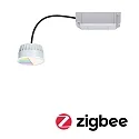 Paulmann Lámpara LED COIN ZIGBEE RGBW, controlable por ZigBee Coin 5,2W 400lm RGB / 2700-6500K 100° CRI >80