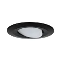 Paulmann Luminaria empotrable CALLA giratorio, juego de 3 IP65, negro mate regulable 5W 430 | 550lm 3000K 100° 100° CRI >80