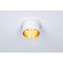 Paulmann Luminaria empotrable GIL COIN LED redondo, rígido IP44, dorado, blanco mate regulable 470lm 2700K CRI >80