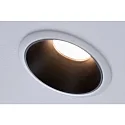 Paulmann Luminaria empotrable COLE COIN LED rígido IP44, negro mate, blanco regulable 6,5W 460lm 2700K 100° 100° CRI >80