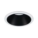 Paulmann Luminaria empotrable COLE COIN LED rígido IP44, negro mate, blanco regulable 6,5W 460lm 2700K 100° 100° CRI >80
