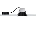 Paulmann Luminaria empotrable COLE COIN LED rígido IP44, negro mate, blanco regulable 6,5W 460lm 2700K 100° 100° CRI >80
