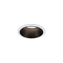 Paulmann Luminaria empotrable COLE COIN LED rígido, juego de 3 IP44, negro mate, blanco regulable 6,5W 460lm 2700K 100° 100° CRI >80