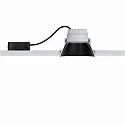 Paulmann Recessed spot LED COLE IP44, fixed, incl. LED COIN Module, 230V, 6.5W 2700K460lm 100°, 3-step dimmable, black / gold matt