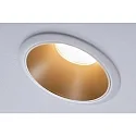 Paulmann Luminaria empotrable COLE COIN LED rígido IP44, dorado mate, blanco regulable 6,5W 460lm 2700K 100° 100° CRI >80