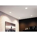 Paulmann Luminaria empotrable COLE COIN LED rígido IP44, plata, blanco regulable 6,5W 460lm 2700K 100° 100° CRI >80