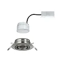 Paulmann recessed luminaire BASE COIN swivelling, set of 1 IP20, brushed iron  5W 370lm 3000K 100° 100° CRI > 80
